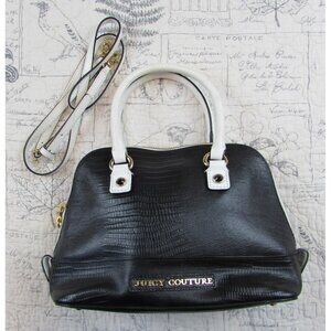 NEW $188 Rare Vintage Juicy Couture Mini Sierra Leather Bag lizard embossed